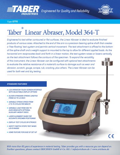 Technical Description Model 364 T
