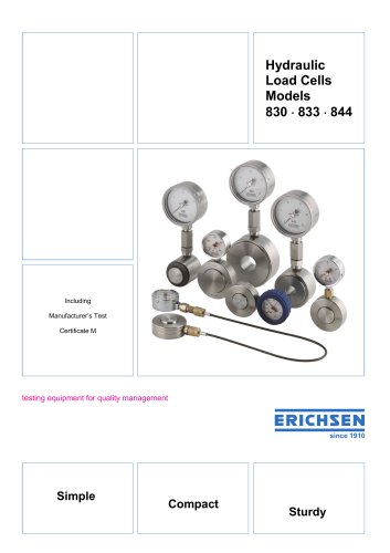 Technical Description Model 830, 833, 844