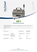 AB 1 - Blisteratrice per farmacie e laboratori