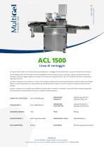 ACL 1500 - Linea automatica per conteggio e riempimento compresse