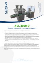 ACL 3000 D - Linea automatica doppia unità per conteggio compresse e tappatura