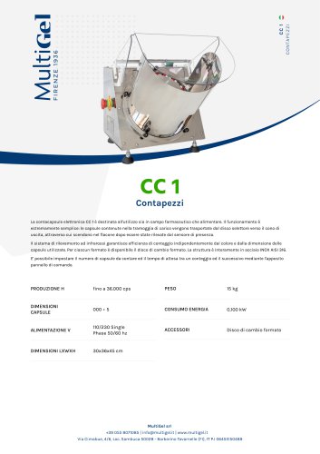 CC 1 - Contacapsule elettronica per farmacie