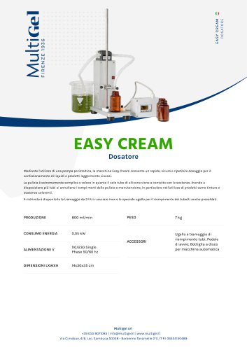 EASY CREAM - Dosatore creme e liquidi