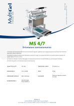 MS 4/7 - Orientatore semiautomatico per capsule