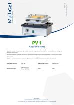 PV 1 - Piastra vibrante per opercolatrici