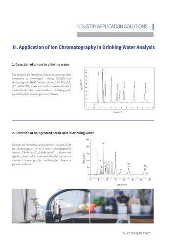 Application of Ion Chromatography in Drinking Water Analysis