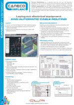 Caneco Implantation - Implantation of electrical devices and cable layout