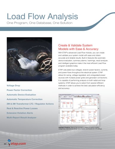 Load Flow Analysis brochure