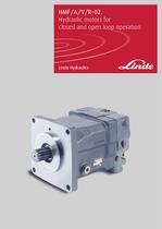 HMF/A/V/R-02. Hydraulic motors for closed and open loop operation