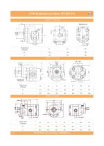 3.5MF hydraulic gear motor