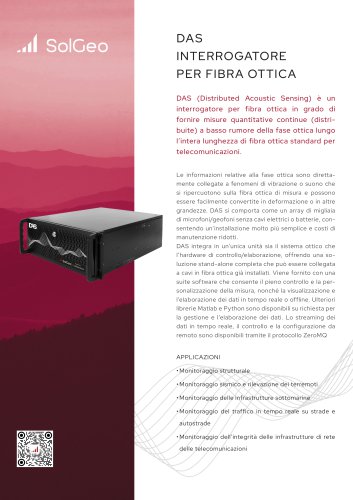 Distributed Acoustic Sensing (DAS)