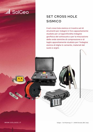 SET CROSS HOLE SISMICO