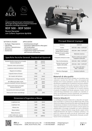 Estrattore Centrifugo BDF500