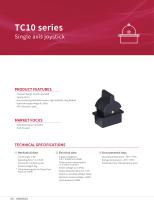 TC10 series Single axis joystick