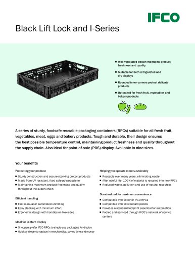 Black Lift Lock and I-Series