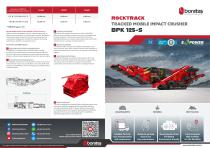 BPK125S - Boratas Tracked Impact Crusher Plant