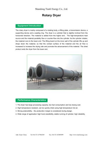 Tianli/Rotary Dryer