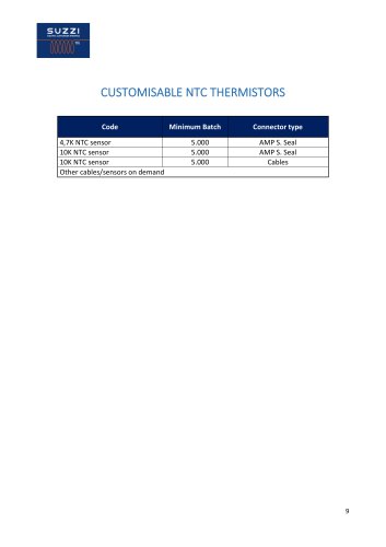 Suzzi - NTC sensors