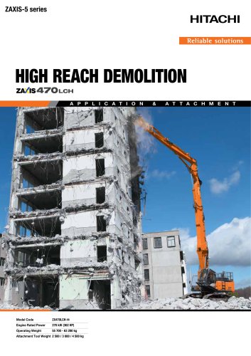 HIGH REACH DEMOLITION ZX470-LCH