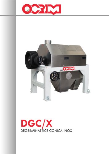 DGC/X DEGERMINATRICE CONICA INOX