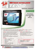 HMI Touch screen panel. TE7010 - 1