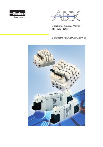 Adex Directional Control Valves - PDE2622TCUK