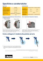 Modulo per la riduzione del consumo d'aria HASV08G - 2