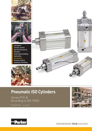 Pneumatic Cylinders - P1D-B Series Technical Catalogue - PDE2659TCUK