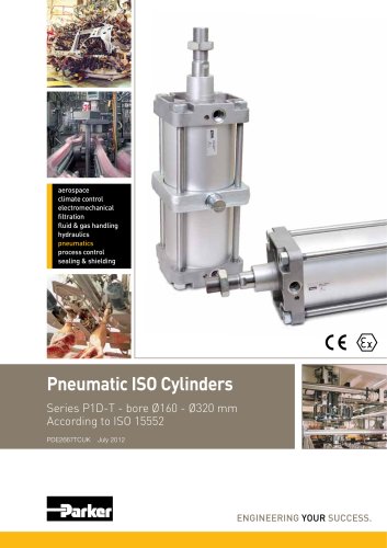 Pneumatic Cylinders - P1D-T Series Technical Catalogue PDE2667TCUK