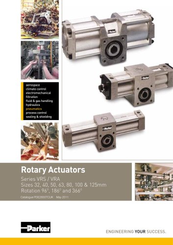 Rotary Actuators Series VRS / VRA - Catalogue PDE2655TCUK