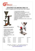 DOSATRICE VOLUMETRICA MOD. DV - 1