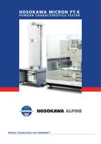 HOSOKAWA MICRON PTX POWDER CHARACTERISTICS TESTER