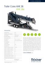 Trailer Crane AHK 36 AHK 36e