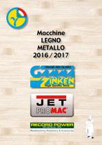 Macchine LEGNO METALLO 2016 / 2017