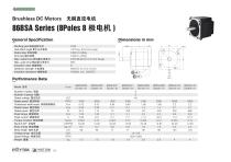 brushless motor / three-phase / 8-pole 80BSA Series