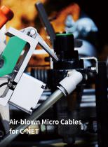 Air-blown Micro Cables for C-NET