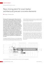 New mixing plant for even better architectural precast concrete elements