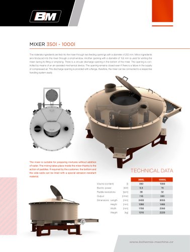 MIXER 350l - 1000l