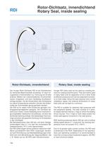 Rotary Seal, inside sealing RDI