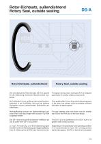 Rotary Seal, outside sealing DS-A