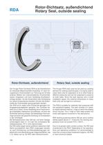 Rotary Seal, outside sealing RDA