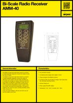 Bi-Scale Radio Receiver  AMM-40