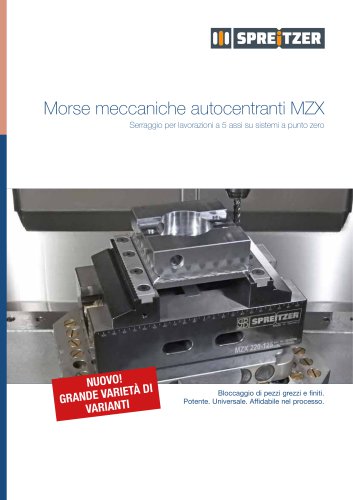 Morse meccaniche autocentranti MZX