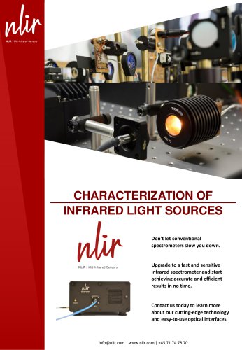 CHARACTERIZATION OF INFRARED LIGHT SOURCES