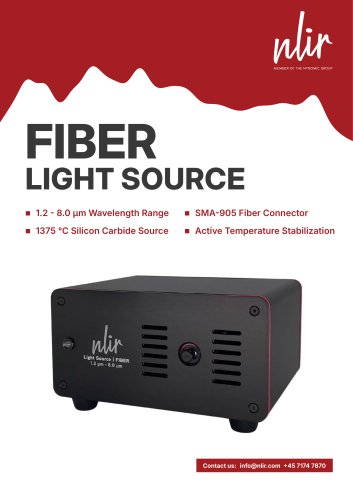 FIBER Light Source Spec Sheet