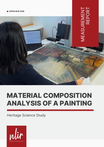 Material Composition Analysis of a Painting - Measurement Report by NLIR
