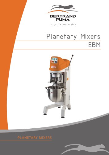 Planetary Mixers EBM