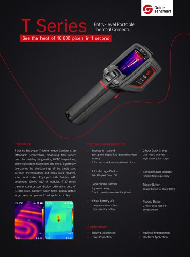 Guide T120 Entry-level Portable Thermal Camera