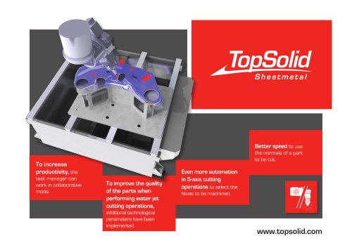 News Sheetmetal 2020 - TopSolid'Sheetmetal: The CAD/CAM solution for the sheet metal industry