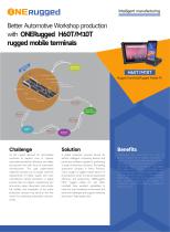 EM-H60T rugged mobile terminals Better Automotive Workshop production with 